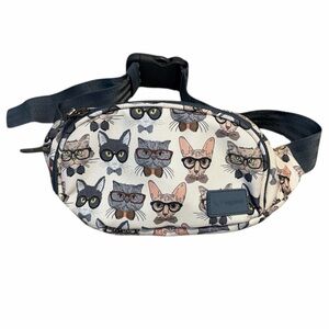 Bagland cat fanny pack slingback belt bag casual travel unisex adjustable